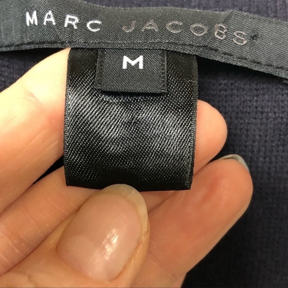 Marc Jacobs Black Silk Front Button Bow Top | Size M - Picture 13 of 14